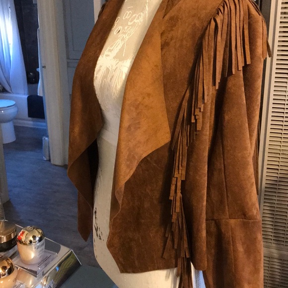 Faux Fringe Jacket - Picture 7 of 7